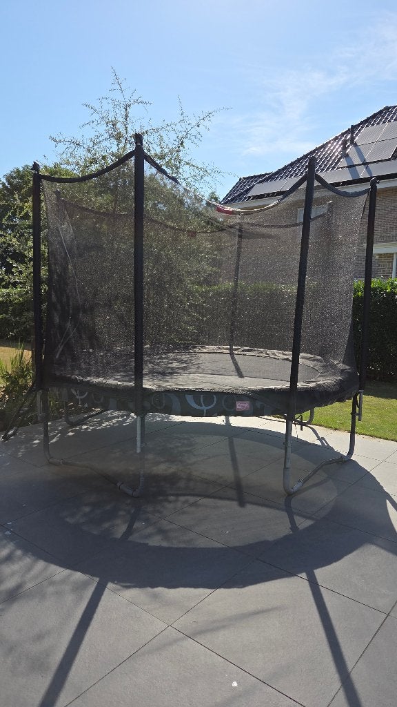 Trampoline Berg Jumping Styles 330cm zwart, Ophalen, Gebruikt