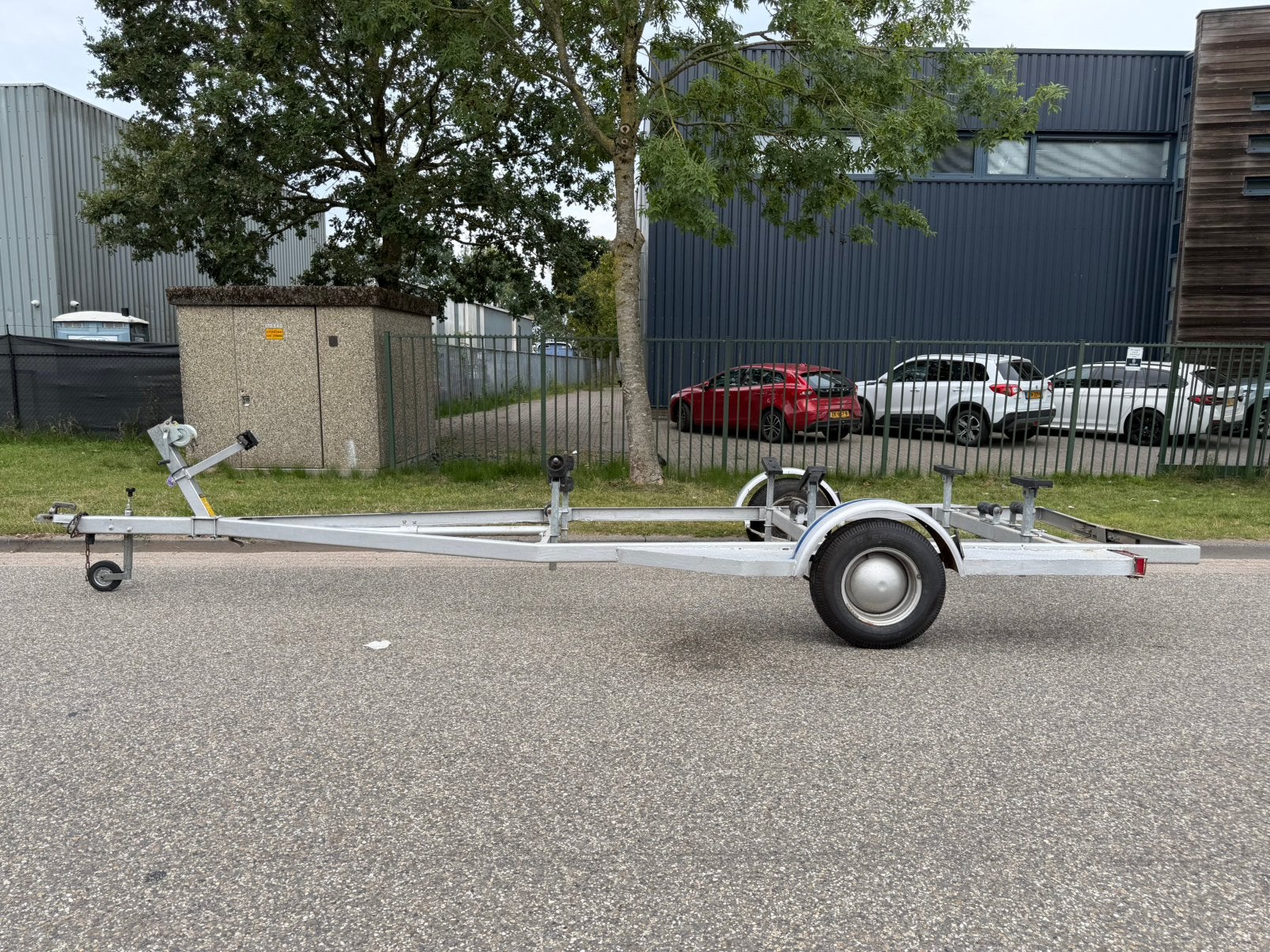 Enkel-as boottrailer, Watersport en Boten, Boottrailers, Ophalen, Minder dan 6 meter, Overige typen, Minder dan 1500 kg