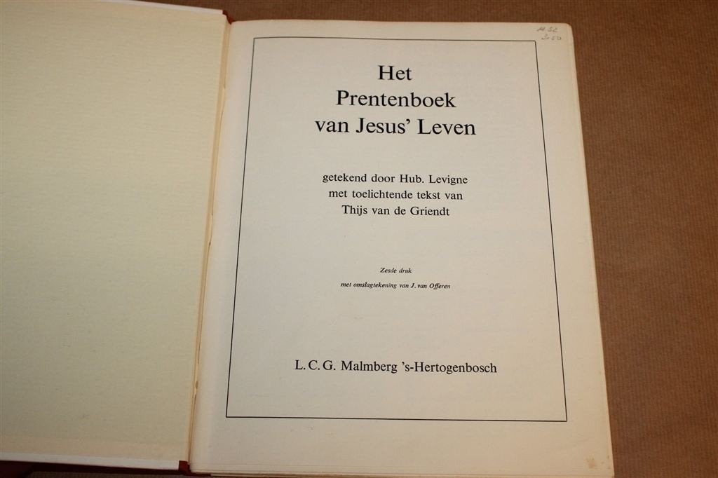 Prentenboek van Jezus Leven — Vintage Beeldverhaal 1960, Ophalen of Verzenden, Gelezen