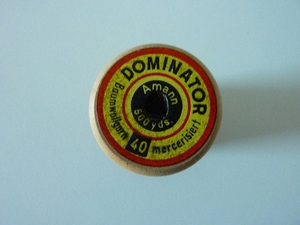 garenklosje vintange Dominator Amann 4000 zwart hout, Ophalen, Zo goed als nieuw, Garen of Naald(en)