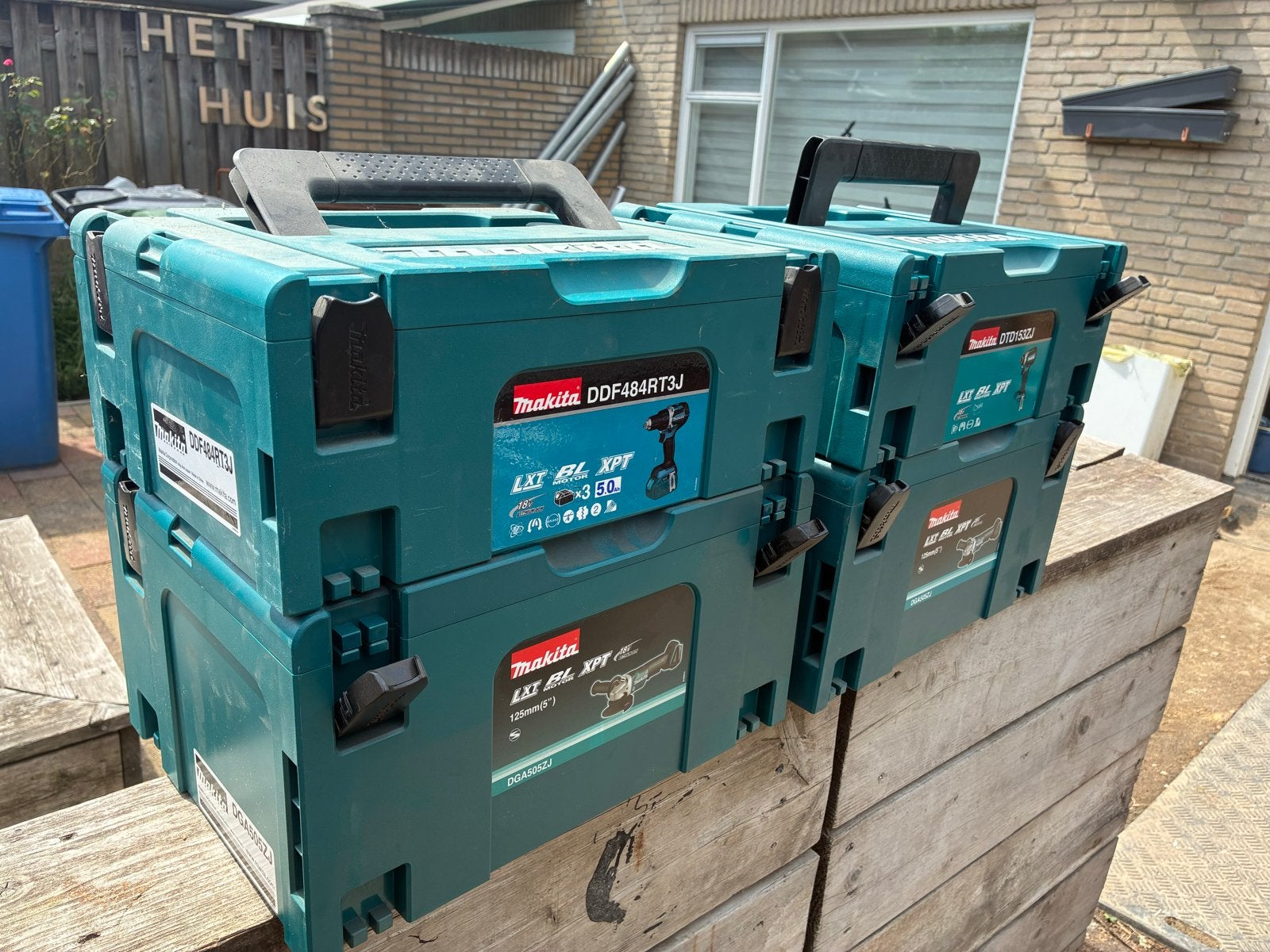 4x Nieuwe Makita M-Boxen (DDF484RT3J, DTD153ZJ, DGA504Z), Ophalen of Verzenden, Nieuw