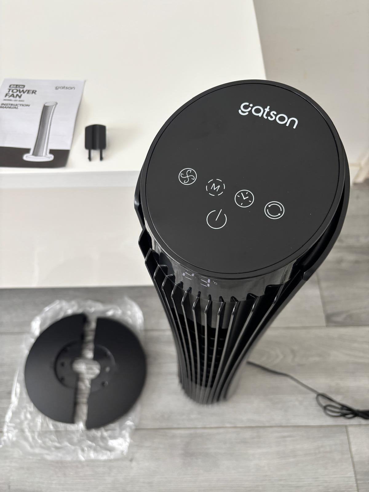 Gatson Torenventilator 86cm stil +afstandbediening Nieuw, Ophalen of Verzenden, Ventilator met afstandsbediening, Nieuw, Statiefventilator