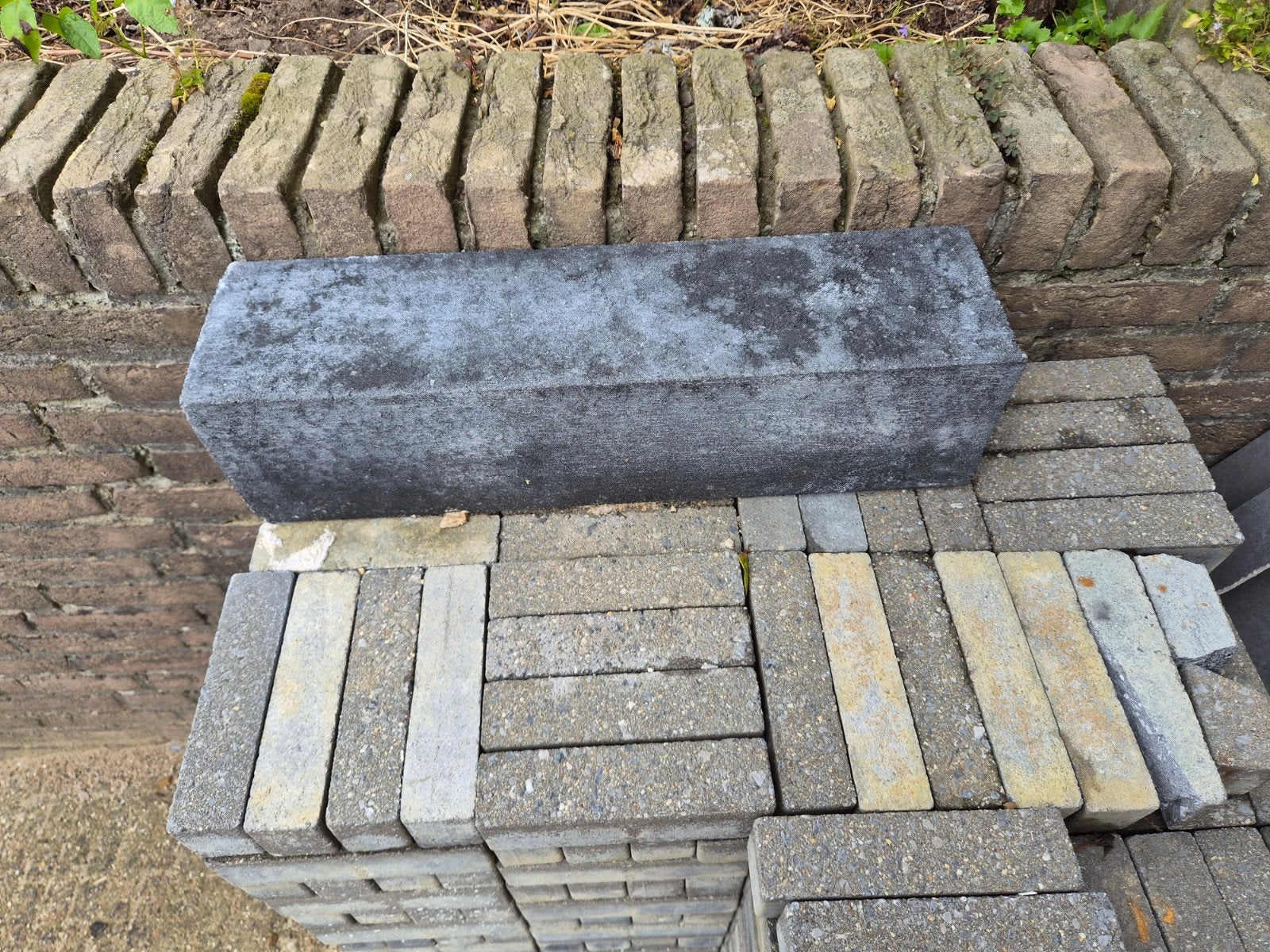 Betonpoer 15x15x60 cm Antraciet, Ophalen, Nieuw, Beton, Overige typen
