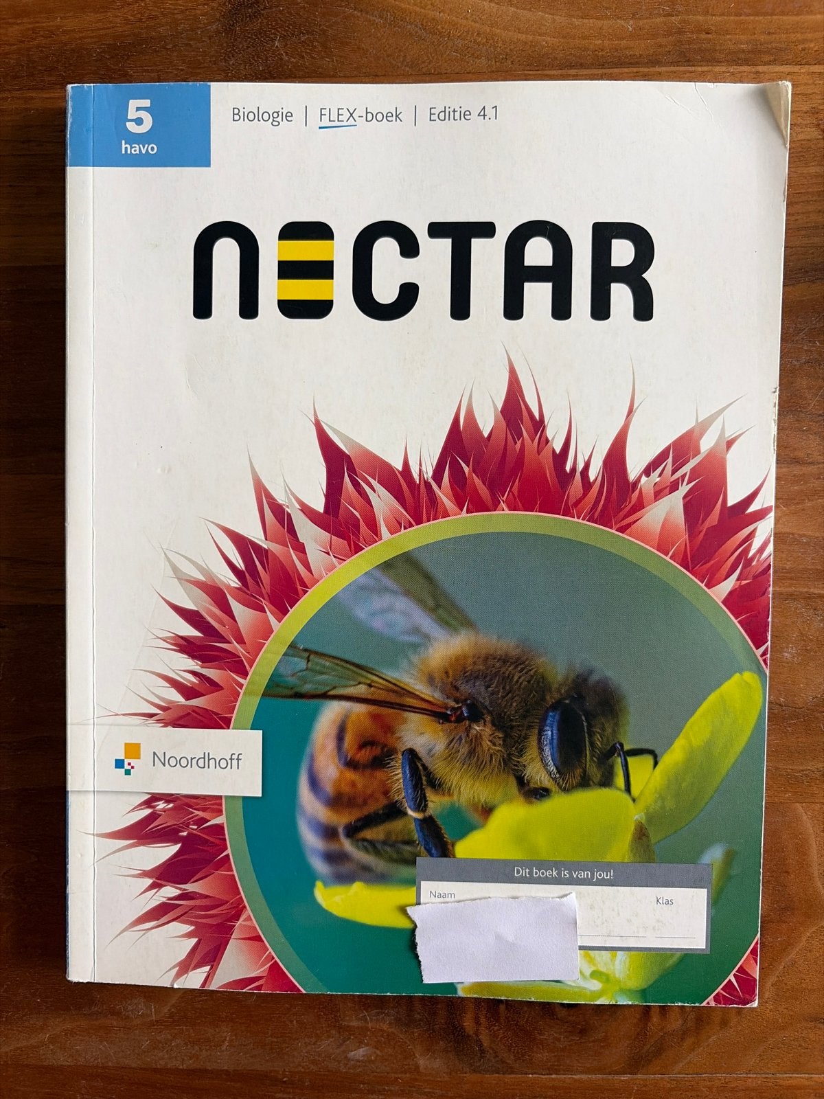9789001010799 Nectar Biologie FLEX-boek 5 havo Editie 4.1, Ophalen of Verzenden, Gelezen, HAVO, Biologie