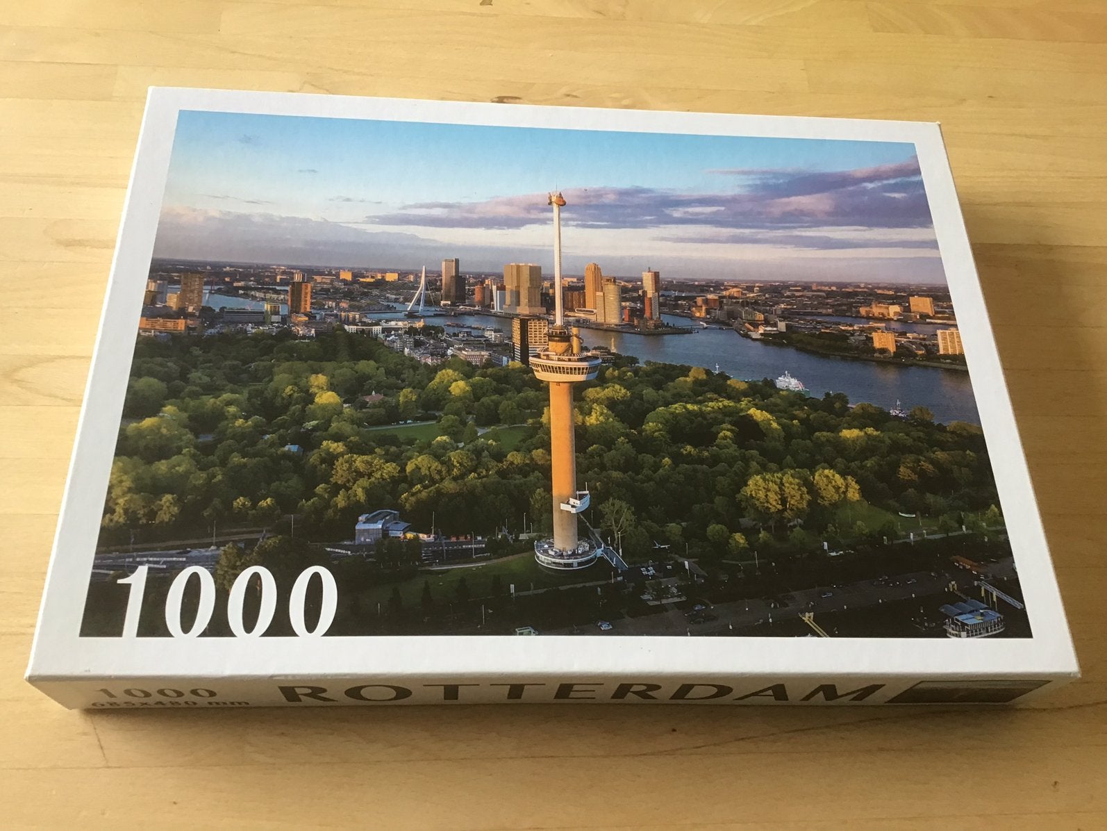Puzzel Rotterdam 1000 stukjes, Hobby en Vrije tijd, Denksport en Puzzels, Ophalen of Verzenden, 500 t/m 1500 stukjes, Zo goed als nieuw