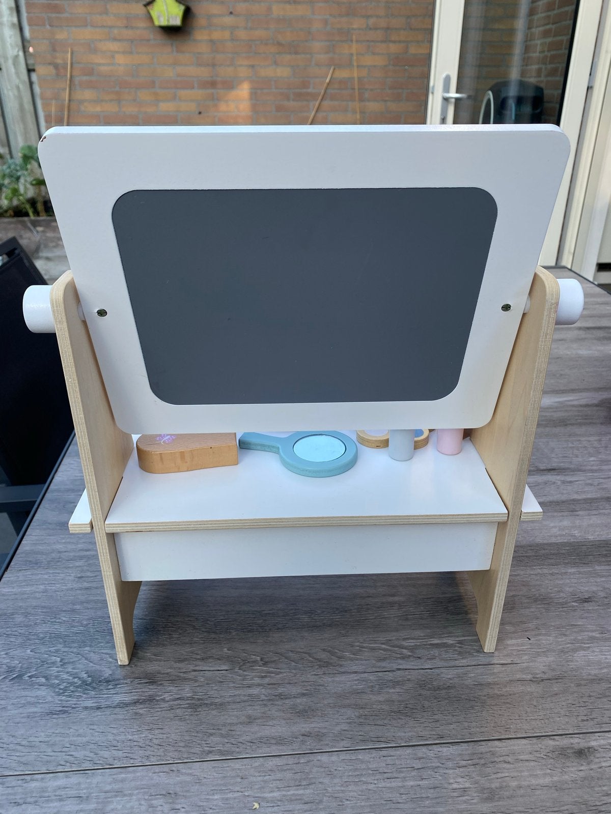Mooie Houten make-up tafel met accessoires (Petite Amélie), Ophalen, Zo goed als nieuw, Meisje