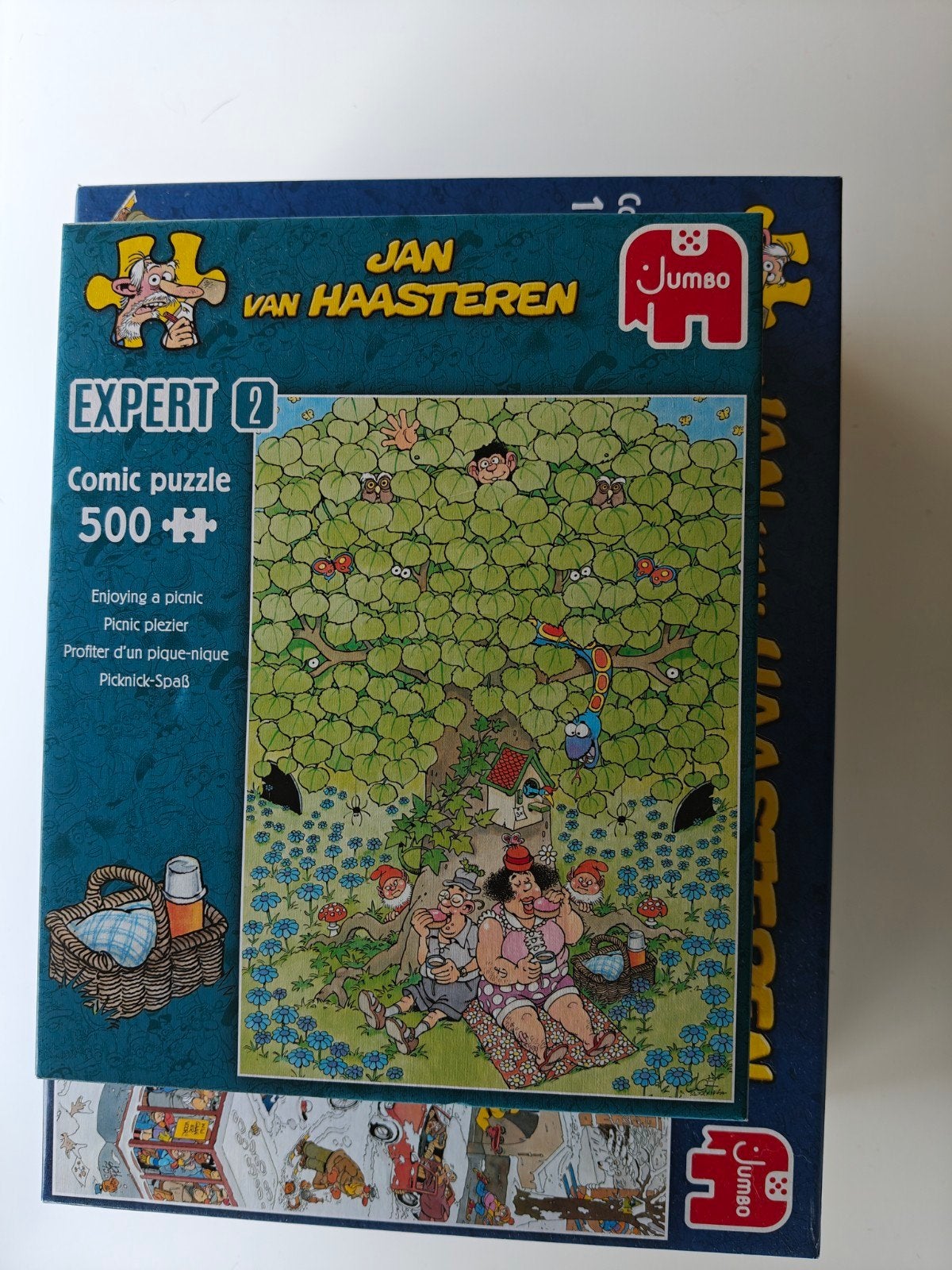Jan van Haasteren Expert 2 Comic Puzzel - Picknick Plezier, Ophalen, Minder dan 500 stukjes, Gebruikt, Legpuzzel