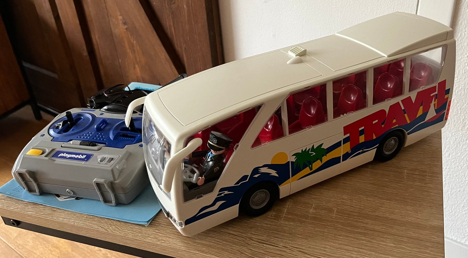 2x Travelbus playmobil, Ophalen of Verzenden, Gebruikt, Losse onderdelen, Voertuig