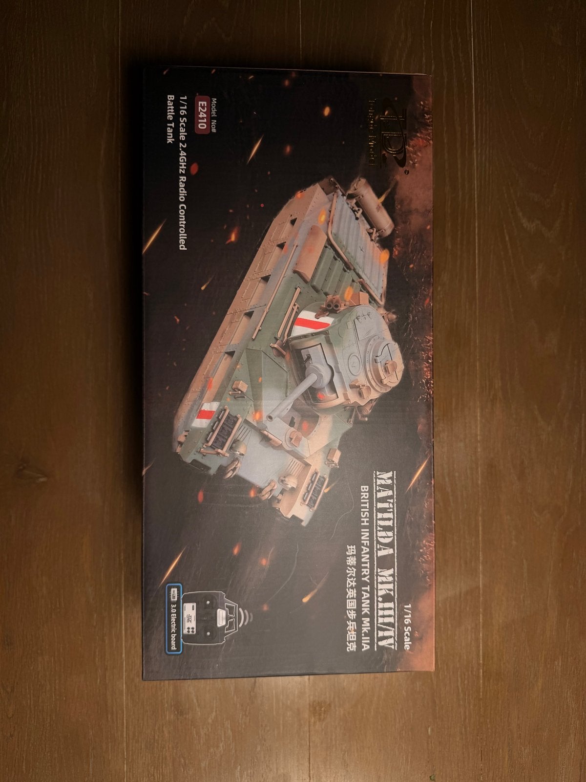 RC Matilda MK.III/IV Tank E2410 - 1:16 Schaal, Elektro, Verzenden, Auto offroad, Nieuw