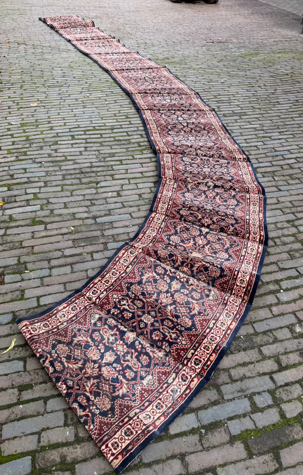 Traploper Perzisch tapijt, Ophalen, Klassiek, 200 cm of meer, 50 tot 100 cm