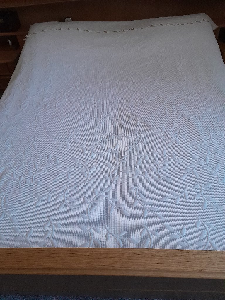 bed sprei, Ophalen, Wit, Polyester, Ademend