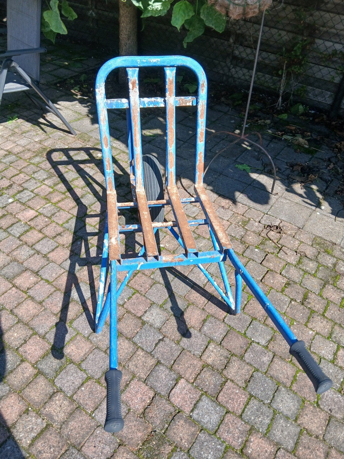 steenkruiwagen, Ophalen