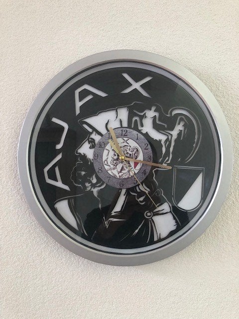Ajax oude logo in vinyl, Ophalen, Zo goed als nieuw, Ajax, Overige typen