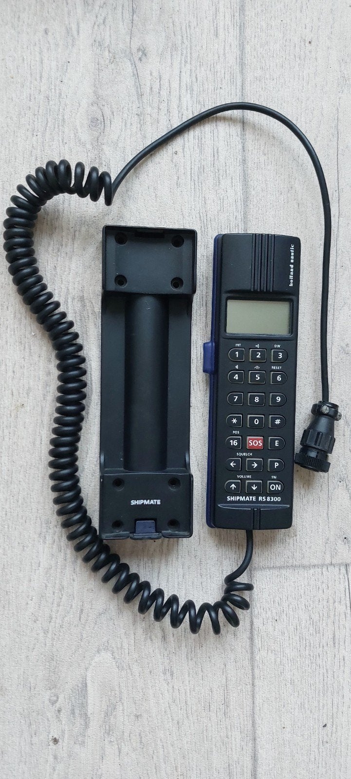 Shipmate RS8300 handset met houder., Ophalen of Verzenden, Zo goed als nieuw, Radio