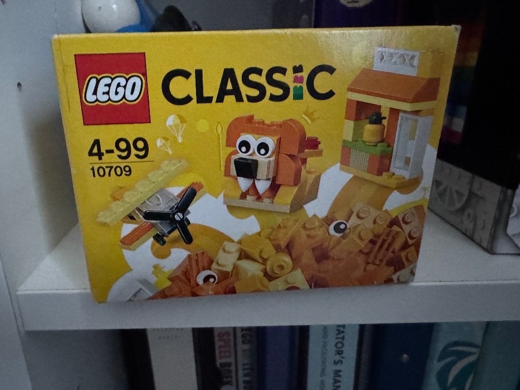 Lego Classic 10709 Oranje Creativiteitsdoos - Compleet, Gebruikt, Overige thema's, Lego, Inclusief instructies