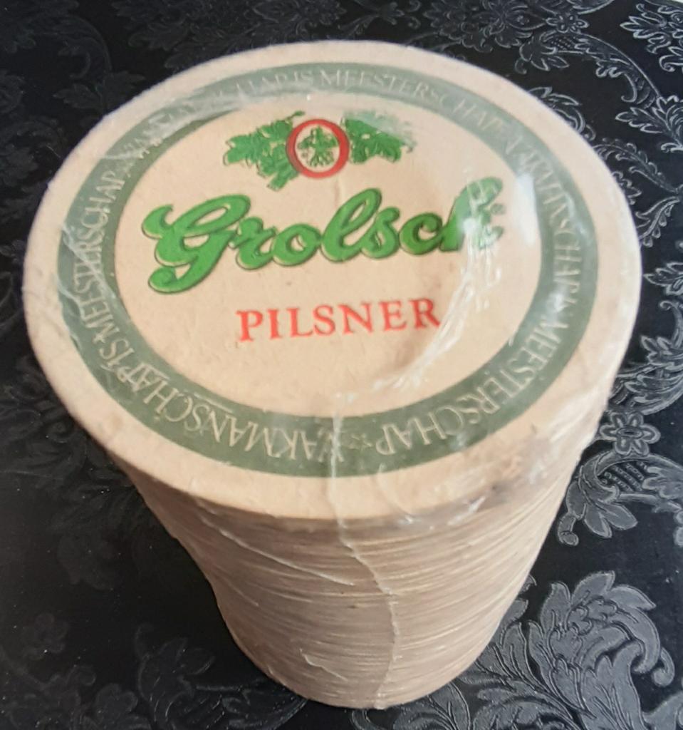 Rol oude Grolsch Pilsener bier viltjes., Ophalen of Verzenden, Zo goed als nieuw, Viltje(s), Grolsch