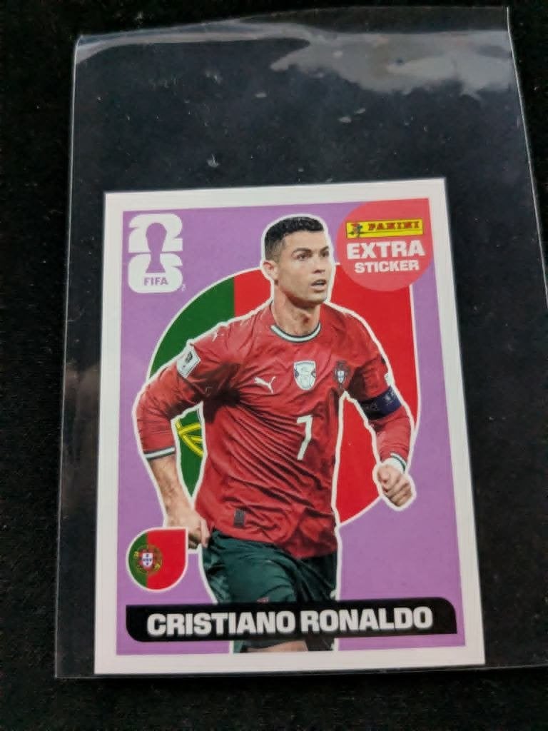 Cristiano Ronaldo, Hobby en Vrije tijd, Stickers en Plaatjes, Ophalen of Verzenden, Nieuw, Sticker