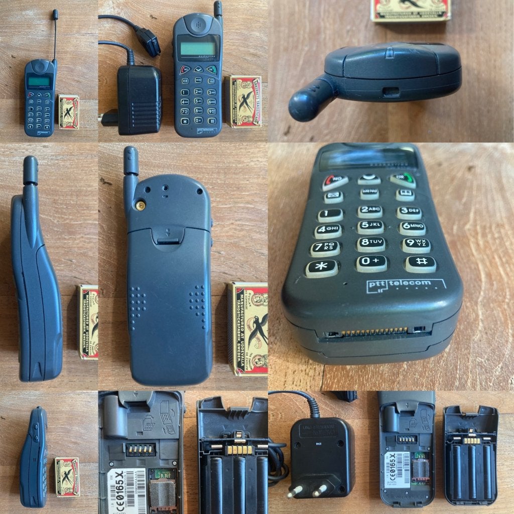 PTT Telecom CE0165X uitschuifbare antenne vintage mobieltje, Gebruikt, Geen camera, Ophalen of Verzenden, Klassiek of Candybar