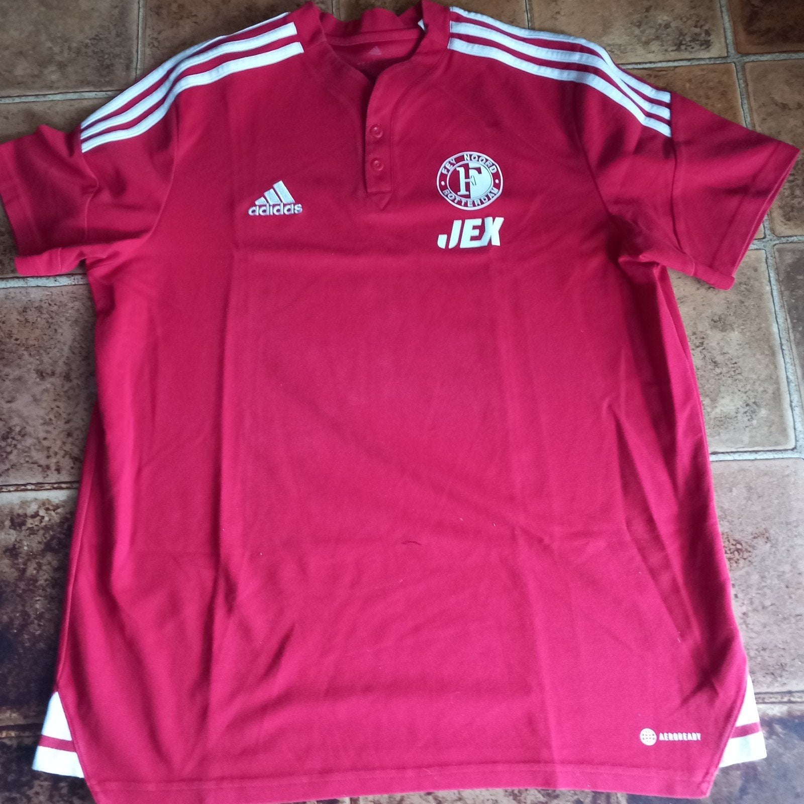 Feyenoord Adidas jex polo, Ophalen of Verzenden, Zo goed als nieuw, Feyenoord, Overige typen
