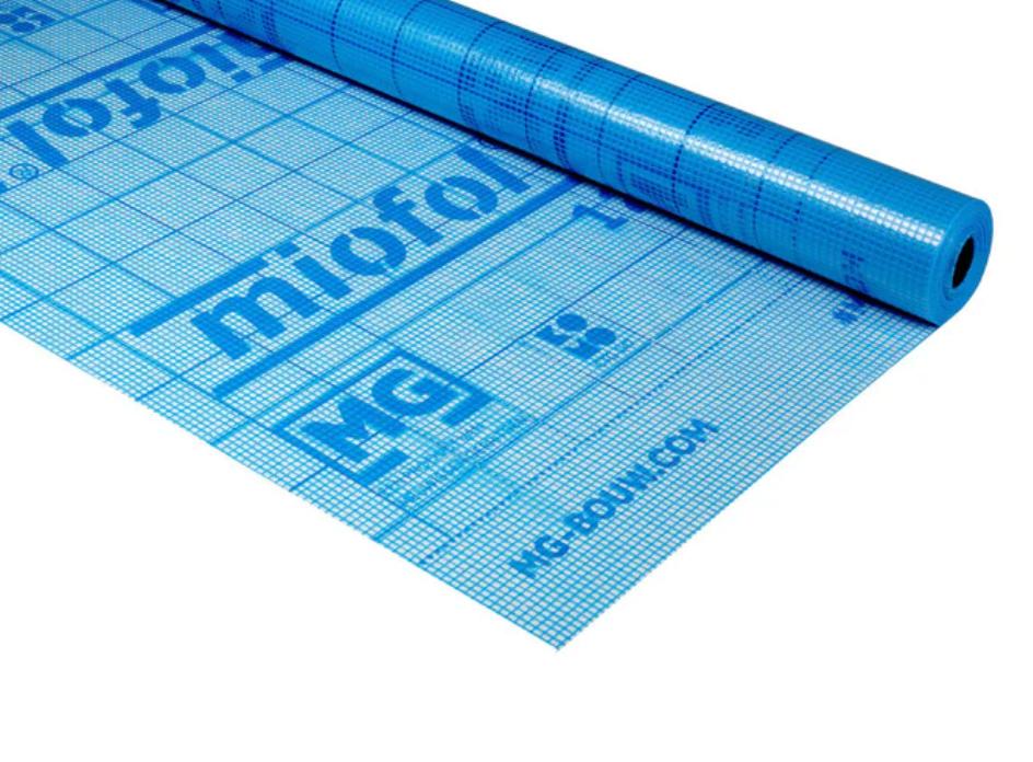 Miofol 125 G - damp-open folie - RESTANT >15m / 22m2, Doe-het-zelf en Verbouw, Zeil en Folie, Verzenden, Nieuw, 15 m² of meer