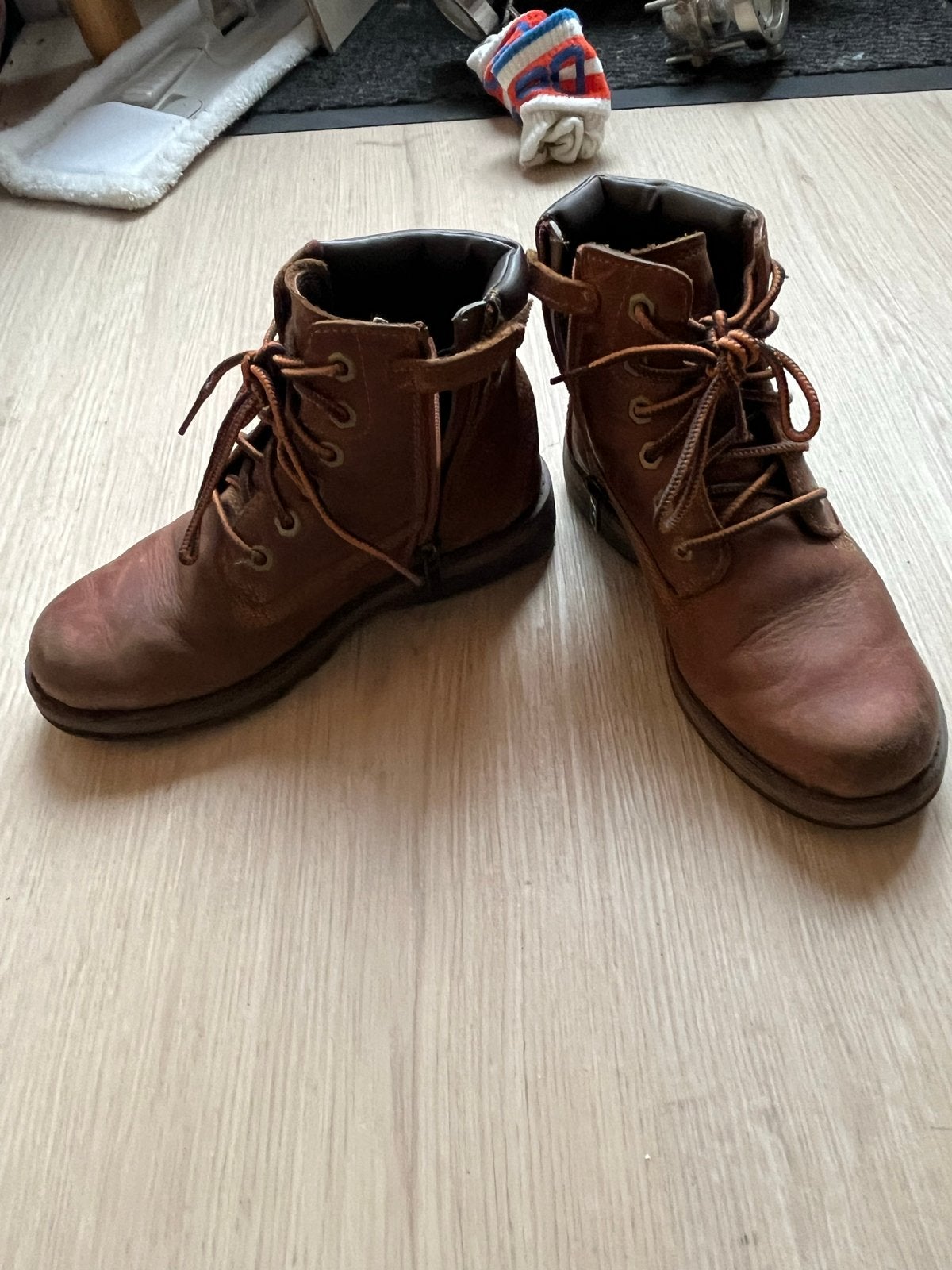Stoere Timberland boots met veters en rits - Maat 32, Kinderen en Baby's, Ophalen, Jongen of Meisje, Schoenen, Zo goed als nieuw