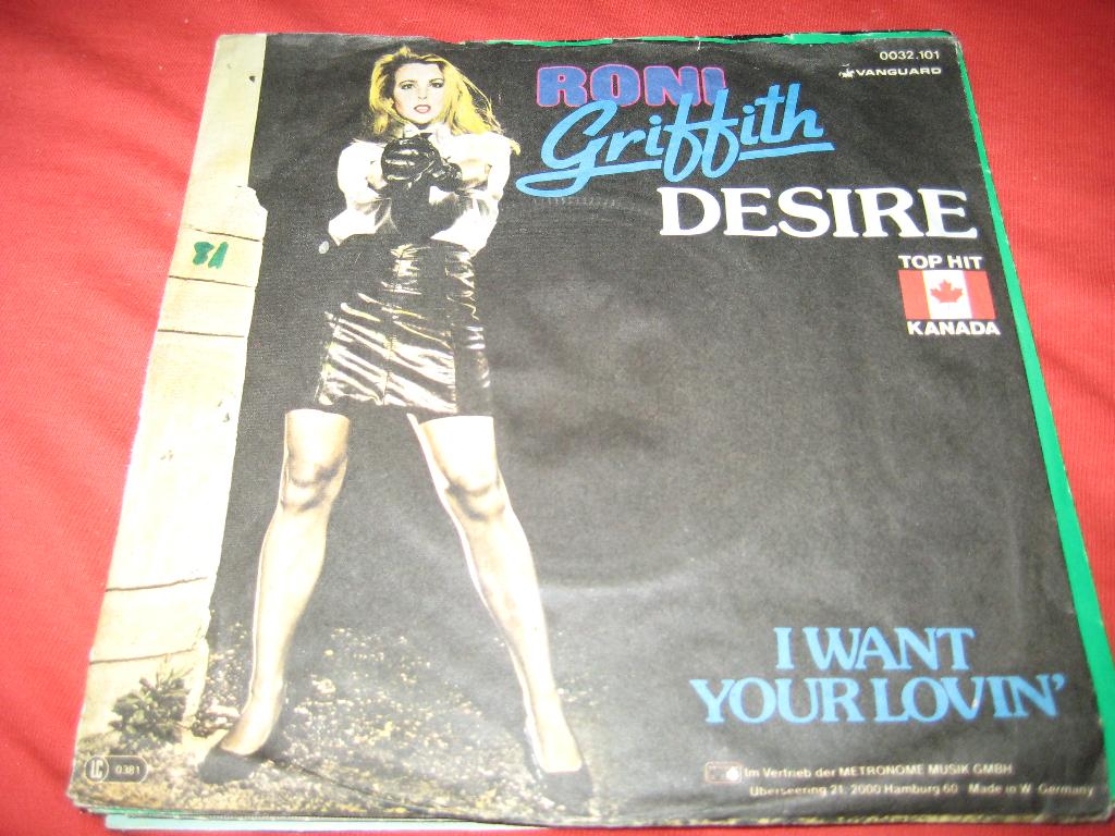 Roni Griffith: Desire, Ophalen of Verzenden, Zo goed als nieuw, Pop, Single