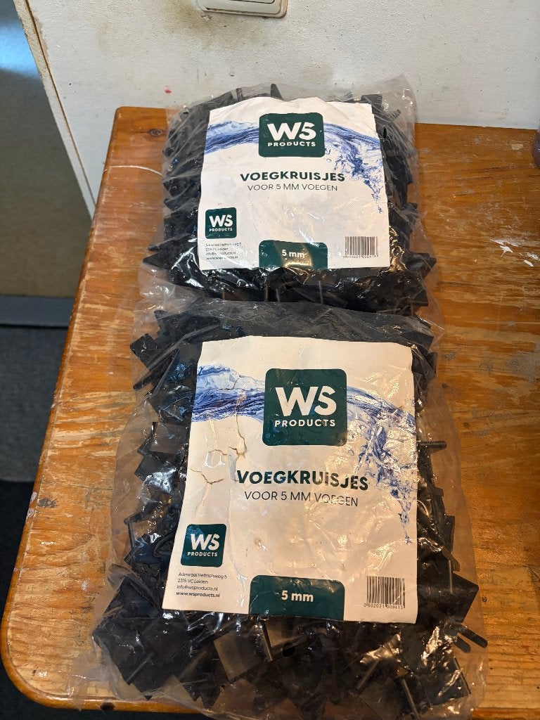 WS Products voegkruisjes 5 mm, Ophalen, Nieuw, Kunststof, Overige typen