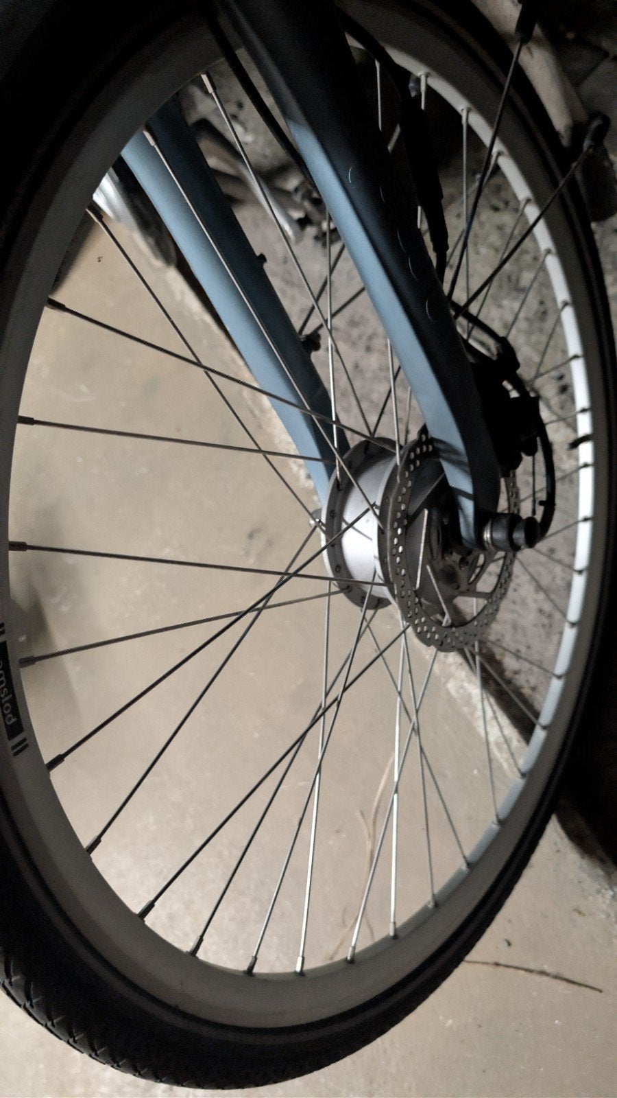 Amslod 36 Volt Voorwielmotor - Getest en Werkend, Elektrische fiets, Gebruikt, Ophalen of Verzenden, Motor