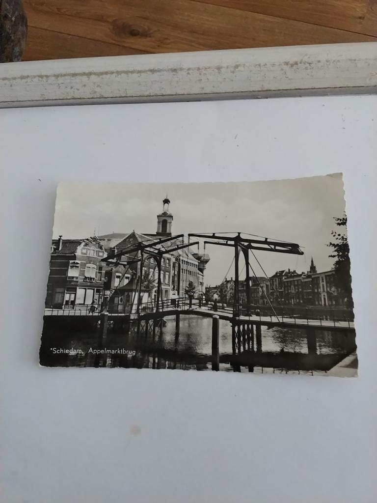 SCHIEDAM. APPELMARKTBRUG, Verzamelen, Ophalen of Verzenden, Voor 1920, Zuid-Holland