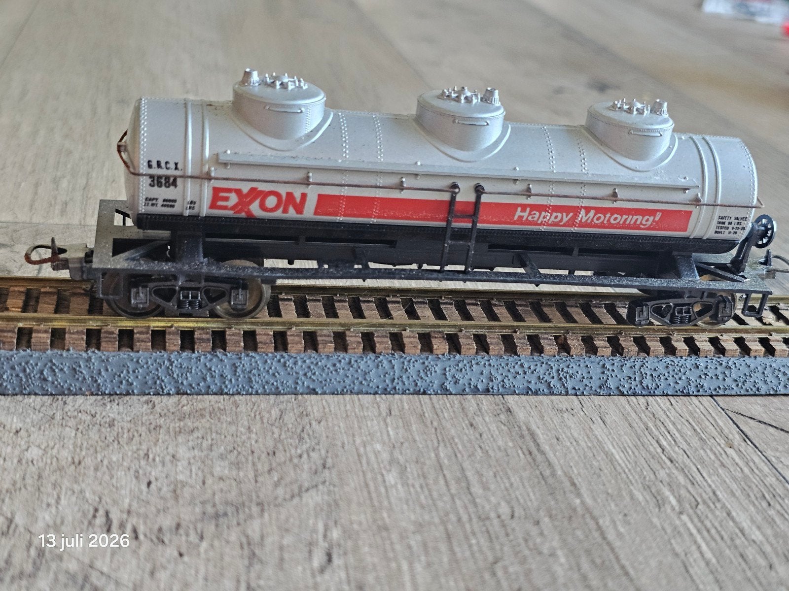 Lima ketelwagen Exxon - modeltrein, Ophalen of Verzenden, Gebruikt, Wagon, Lima