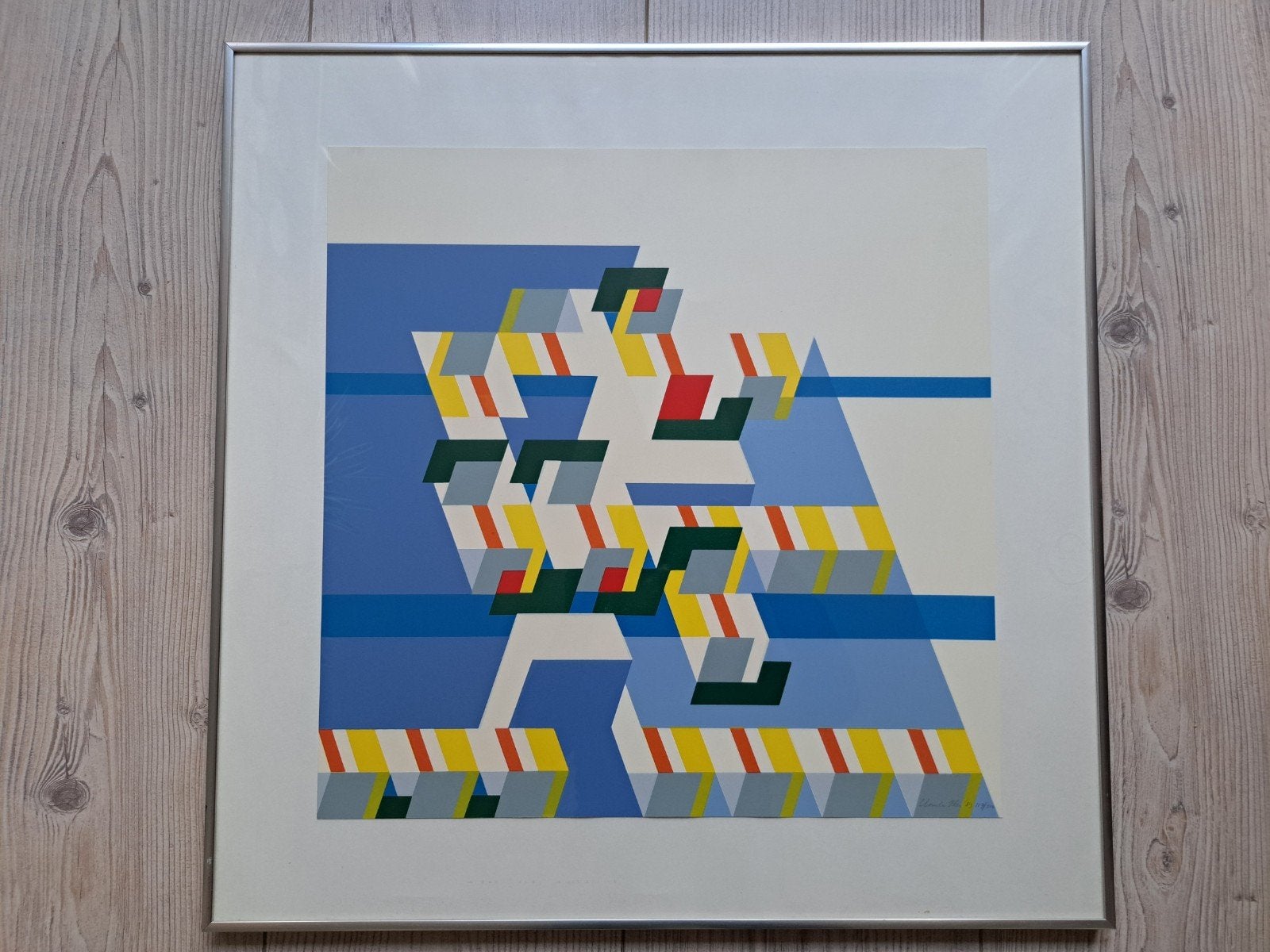 Grafiek zeefdruk van Ursula Pless; zonder titel 1989, Ophalen of Verzenden