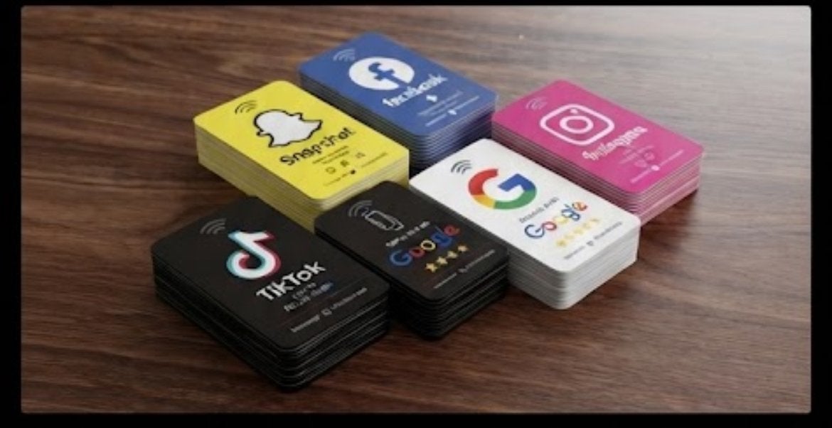 NFC Kaarten voor Google Reviews en Social Media, Verzamelen, Ophalen of Verzenden