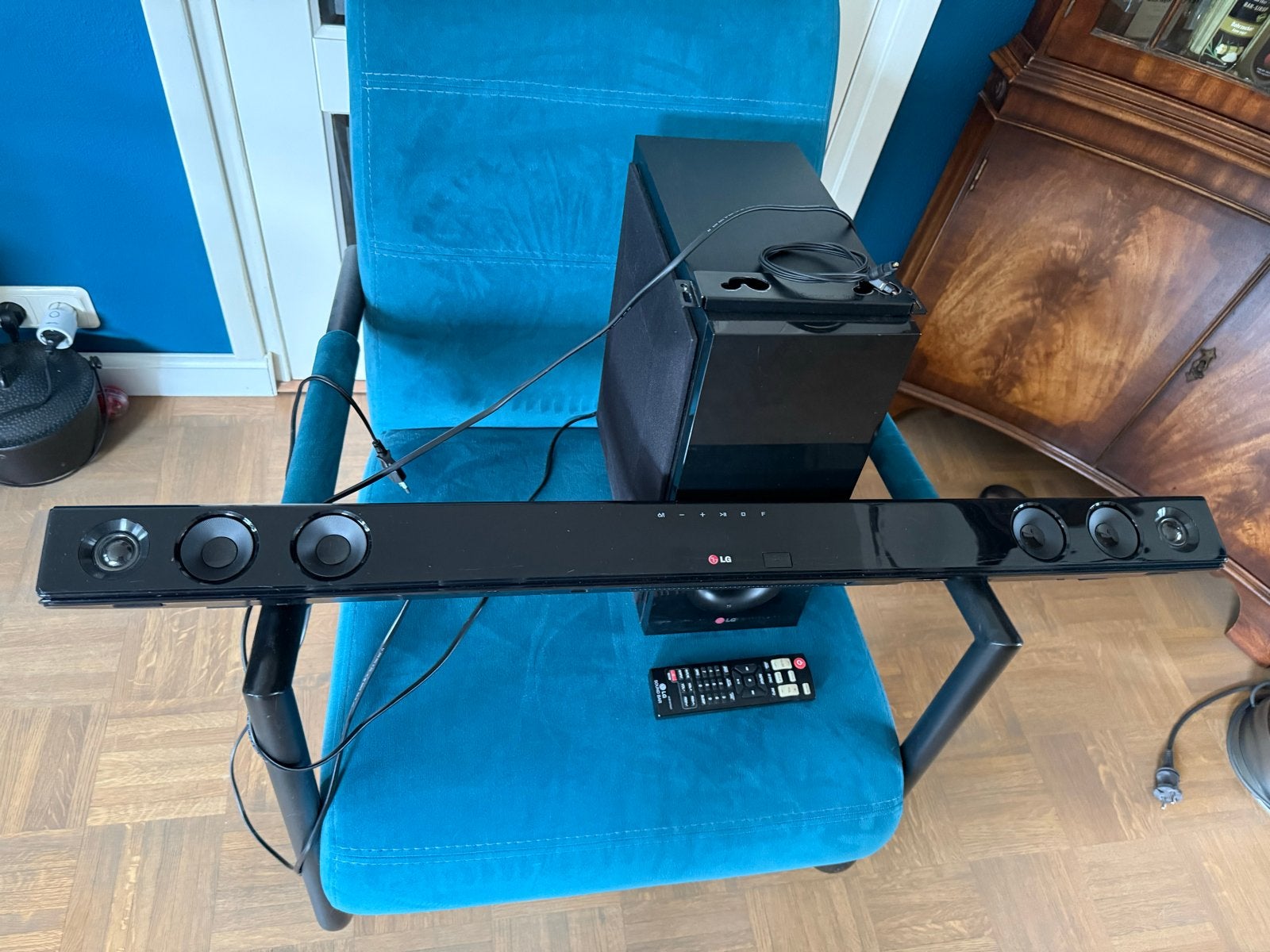 LG Soundbar NB5530A met draadloze subwoofer, Audio, Tv en Foto, Soundbars, Ophalen of Verzenden, Bluetooth, Gebruikt