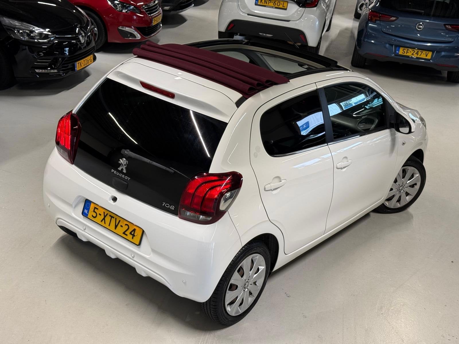 Peugeot 108 1.0 Active Airco| Cabrio dak Nette auto!, Auto's, Voorwielaandrijving, Euro 5, Gebruikt, 4 stoelen
