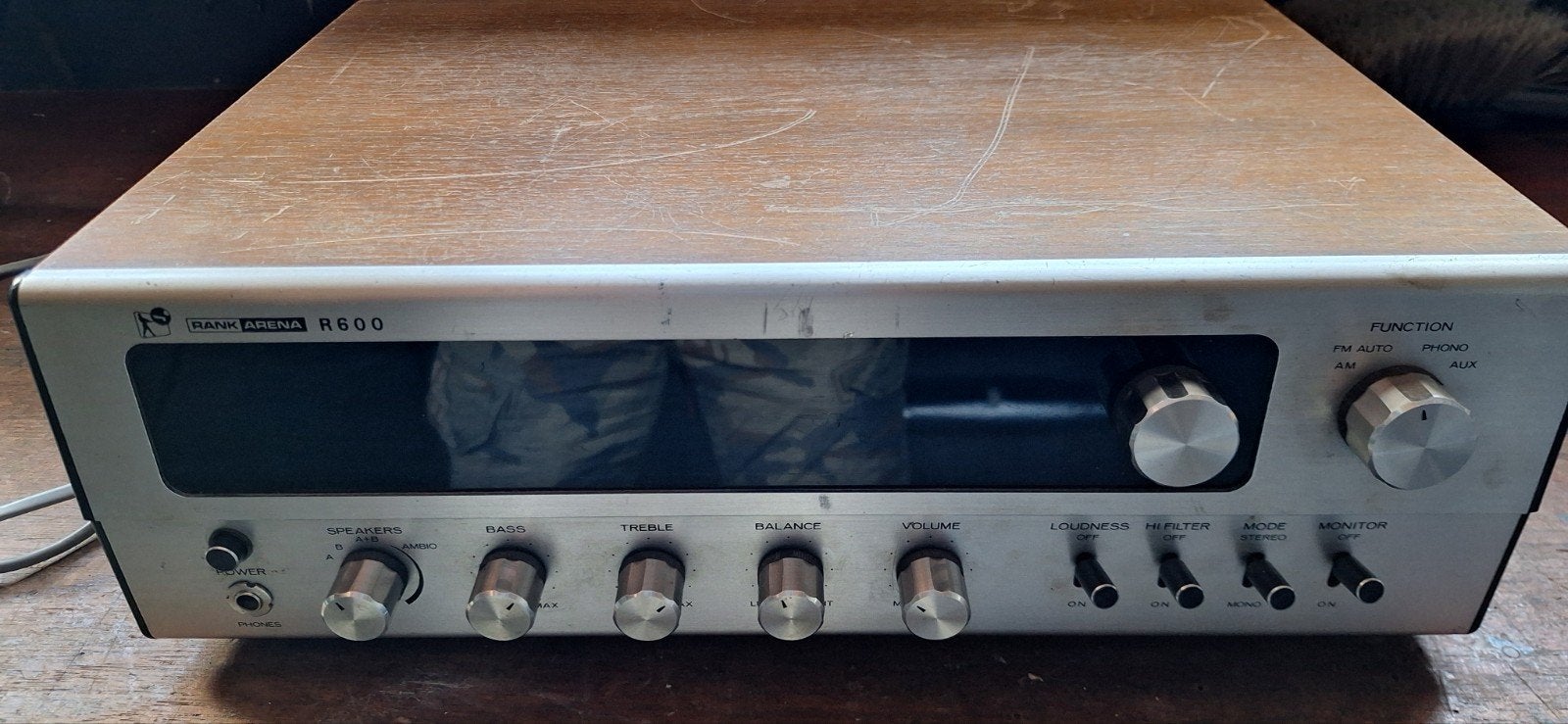 Rank Arena R600 Vintage Radio Receiver, Ophalen, Gebruikt, Radio