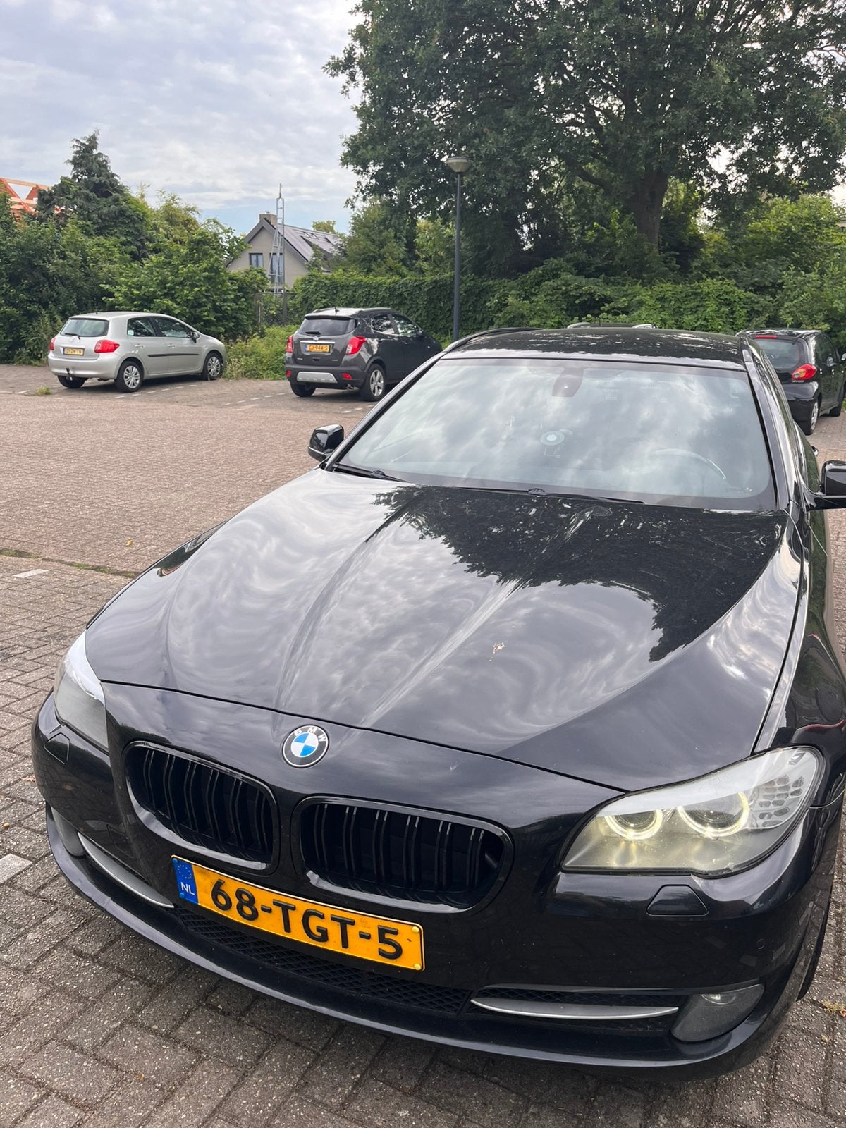 BMW 5-Serie 2.0 528I Touring 2012 Zwart, Auto's, BMW, Achterwielaandrijving, Zwart, 4 cilinders, 2000 kg