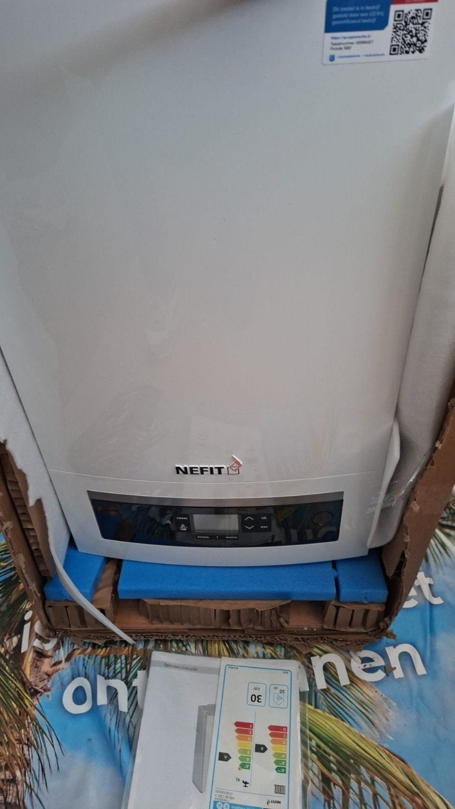 Nefit Trendline HRC30 CW5 II cv-ketel uit 2020, Doe-het-zelf en Verbouw, Verwarming en Radiatoren, Ophalen, 30 tot 80 cm, Hoog rendement (Hr)