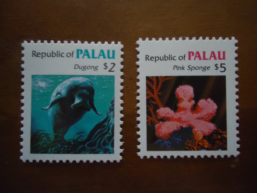Zee dieren Palau 1984, mi. 59-60 postfris, Ophalen of Verzenden, Postfris, Dier of Natuur