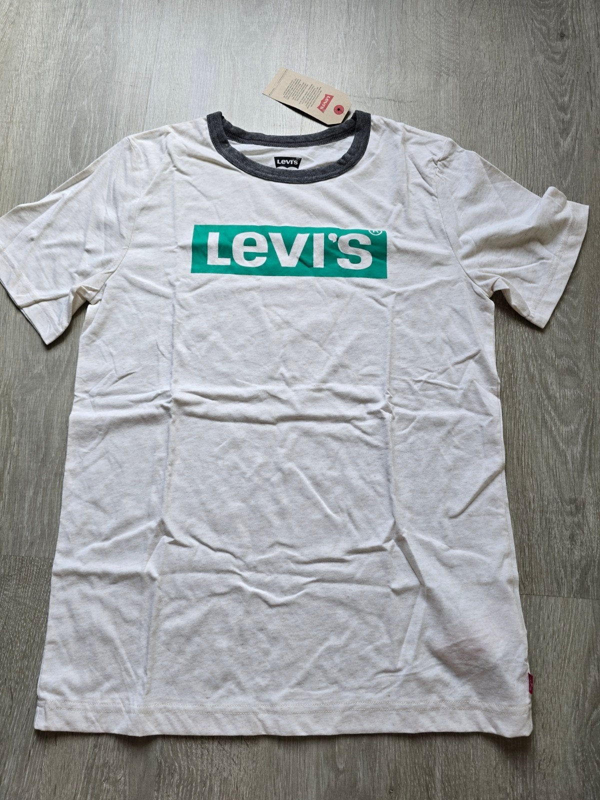 Mooie Levi's shirts ecru	, maat 176, Nieuw (MB6), Ophalen of Verzenden, Nieuw, Jongen, Shirt of Longsleeve