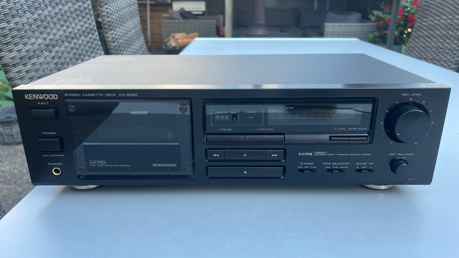 Kenwood KX-2020 Cassettedeck - Vintage Audio, Audio, Tv en Foto, Ophalen, Enkel, Kenwood, Tape counter