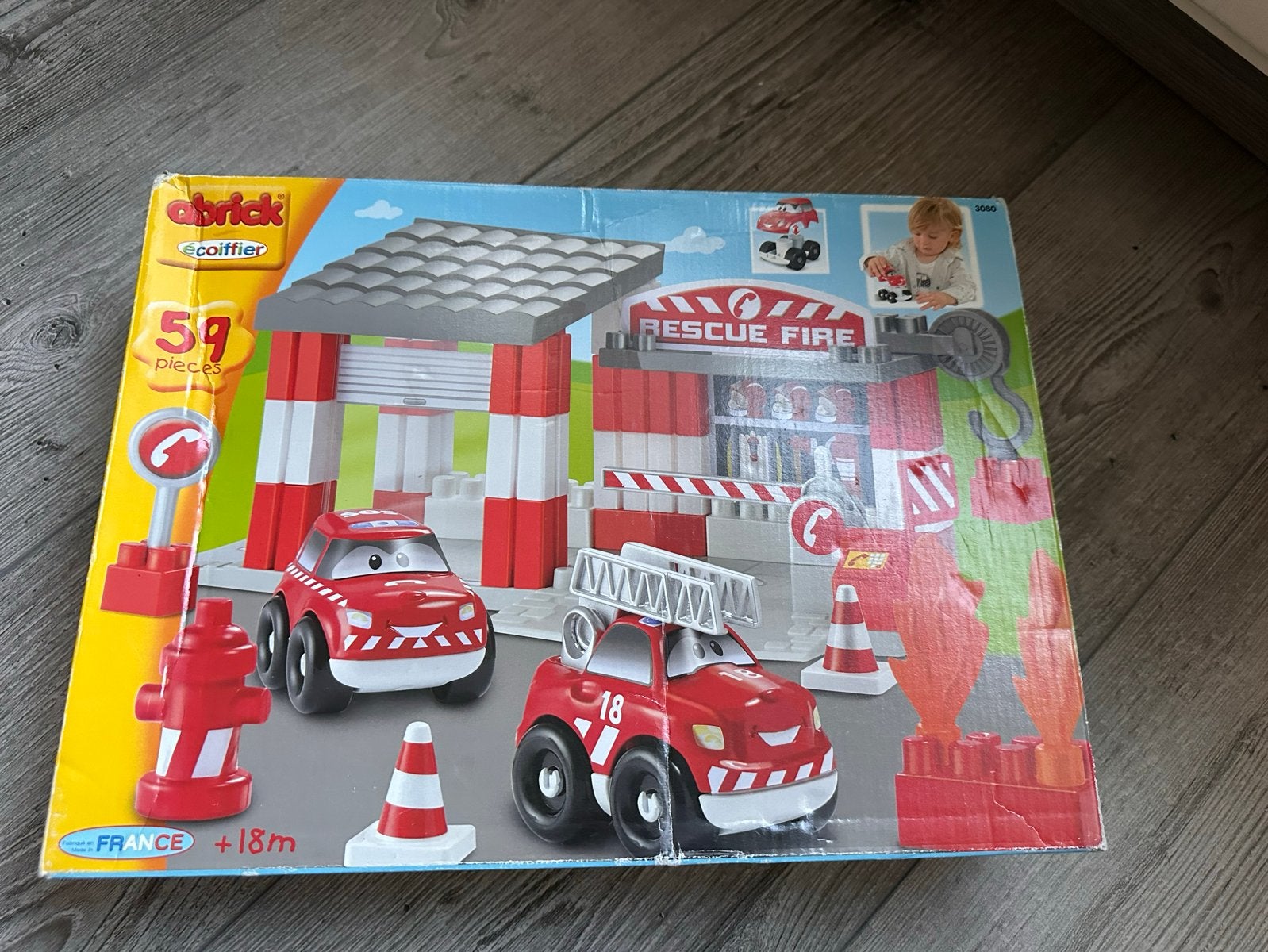 Abrick Ecoiffier Rescue Fire bouwblokken - Nieuw in doos, Ophalen, Nieuw, Abrick