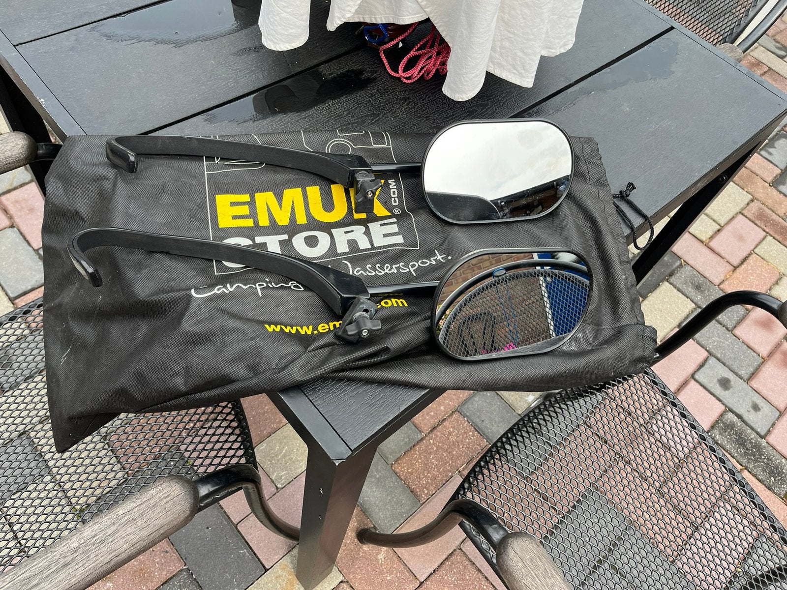 Emuk store caravan spiegels, Ophalen of Verzenden, Gebruikt