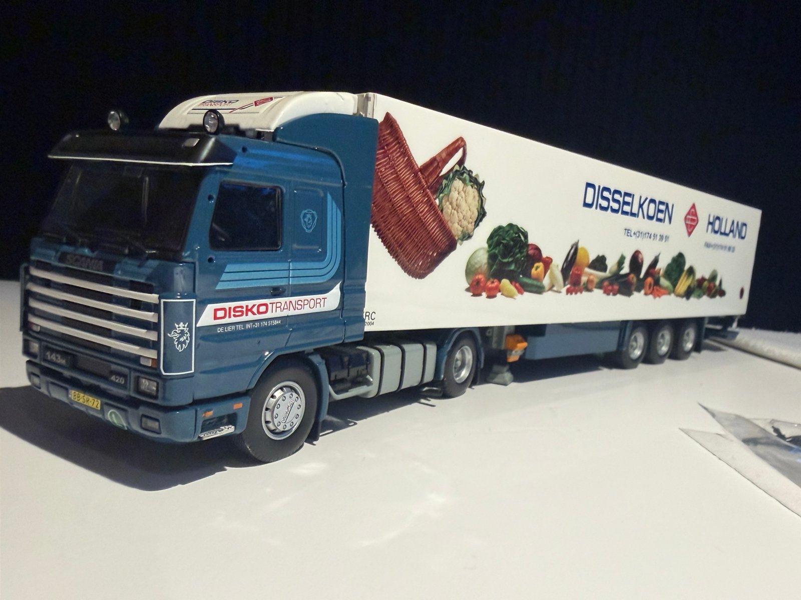 Tekno Scania Streamline Disk Disselkoen, Hobby en Vrije tijd, Modelauto's | 1:50, Ophalen of Verzenden, Zo goed als nieuw, Bus of Vrachtwagen