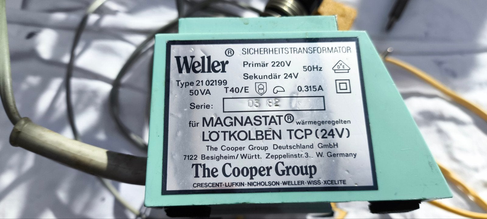 Weller Soldeerstation Magnastat TCP (24V) met soldeerbout, Ophalen of Verzenden, Gebruikt