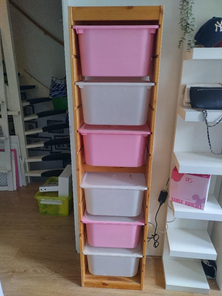 Ikea Trofast kast met bakken, Huis en Inrichting, Kasten | Overige, Ophalen, Zo goed als nieuw