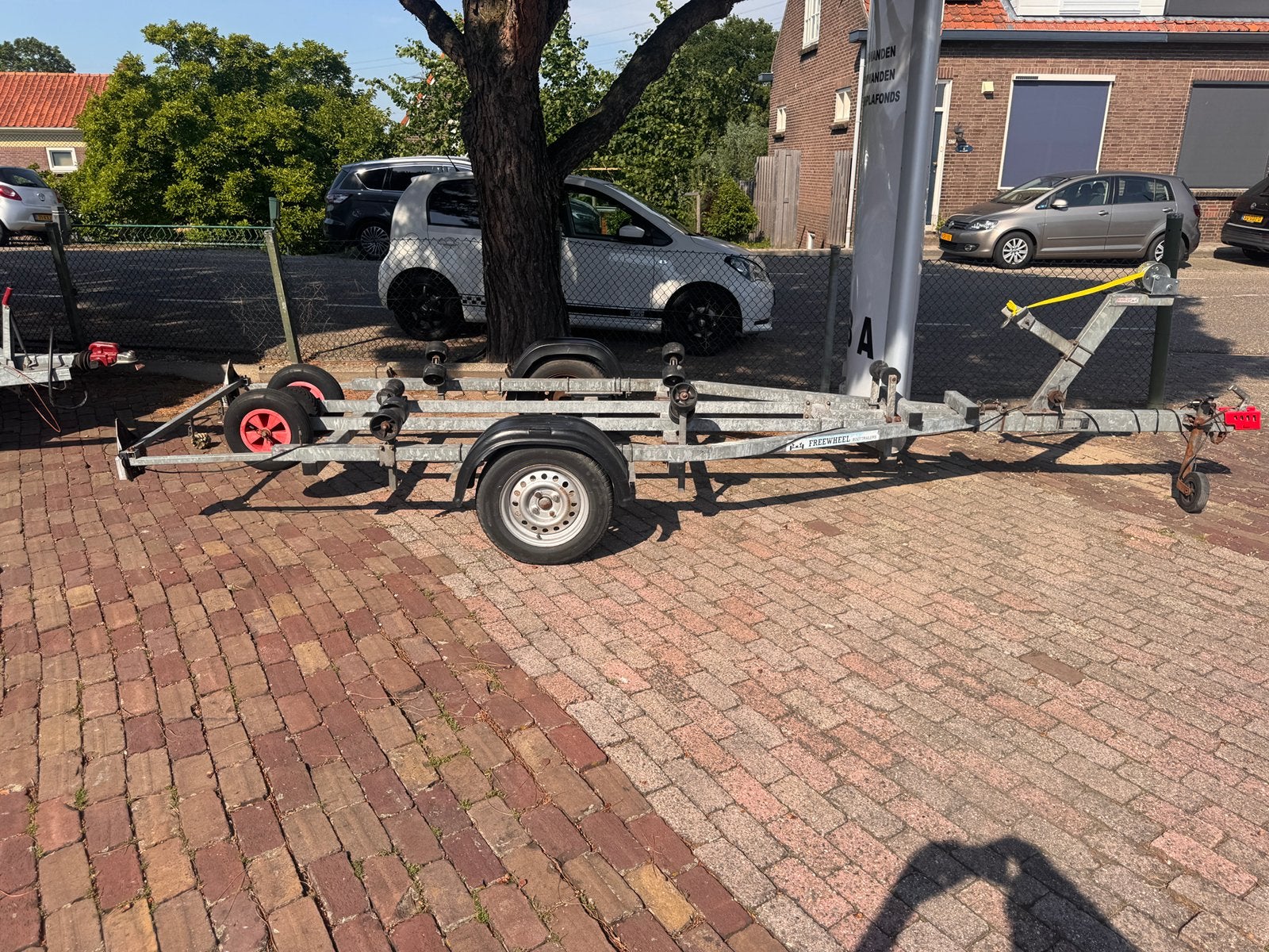 Boottrailer 5 meter Ongeremd | Kanteltrailer LED-verlichting, Minder dan 1500 kg, Gebruikt, Overige typen, Minder dan 6 meter