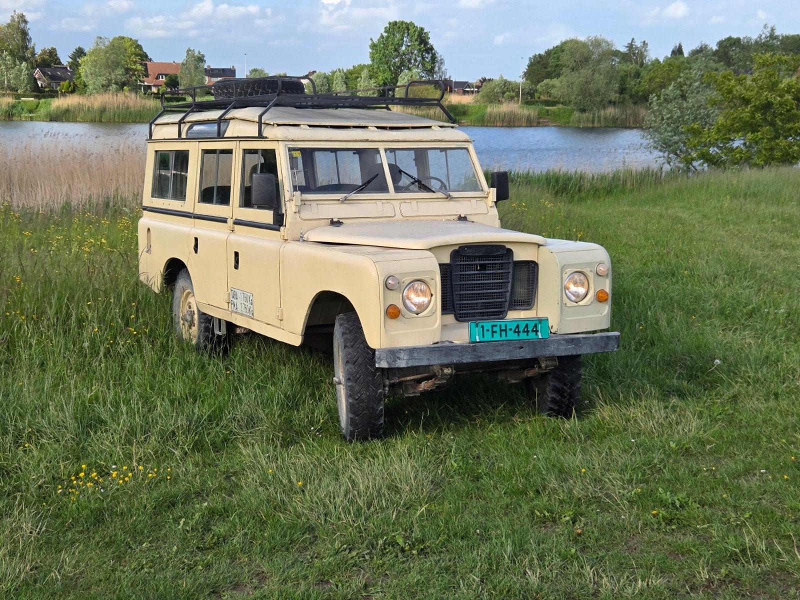 Land Rover 109 5 deurs 1976 series 3, Auto's, Land Rover, Trekhaak, 750 kg, 4 cilinders, 60 pk