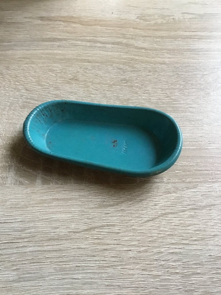 Mooi oud Japans blikken poppenbadje / speelgoed /poppenhuis, Verzenden