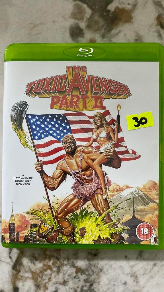 The toxic avenger 2 blu ray, Cd's en Dvd's, Ophalen of Verzenden, Zo goed als nieuw, Horror
