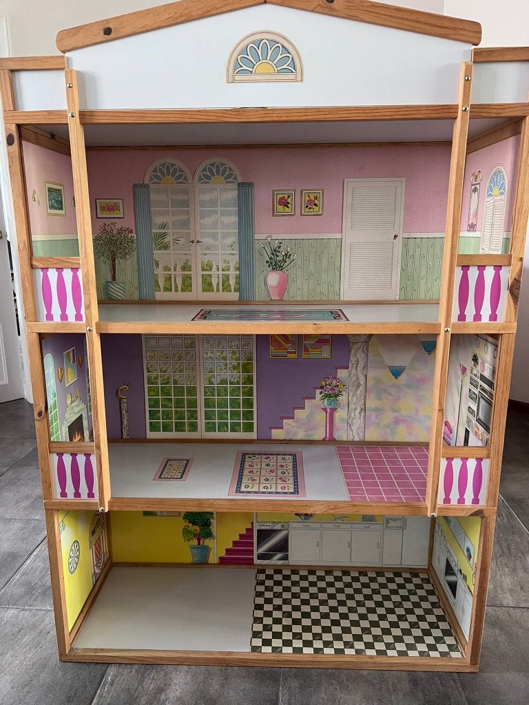 Estrela poppenhuis (vintage) voor Barbie poppen, Ophalen, Gebruikt, Poppenhuis
